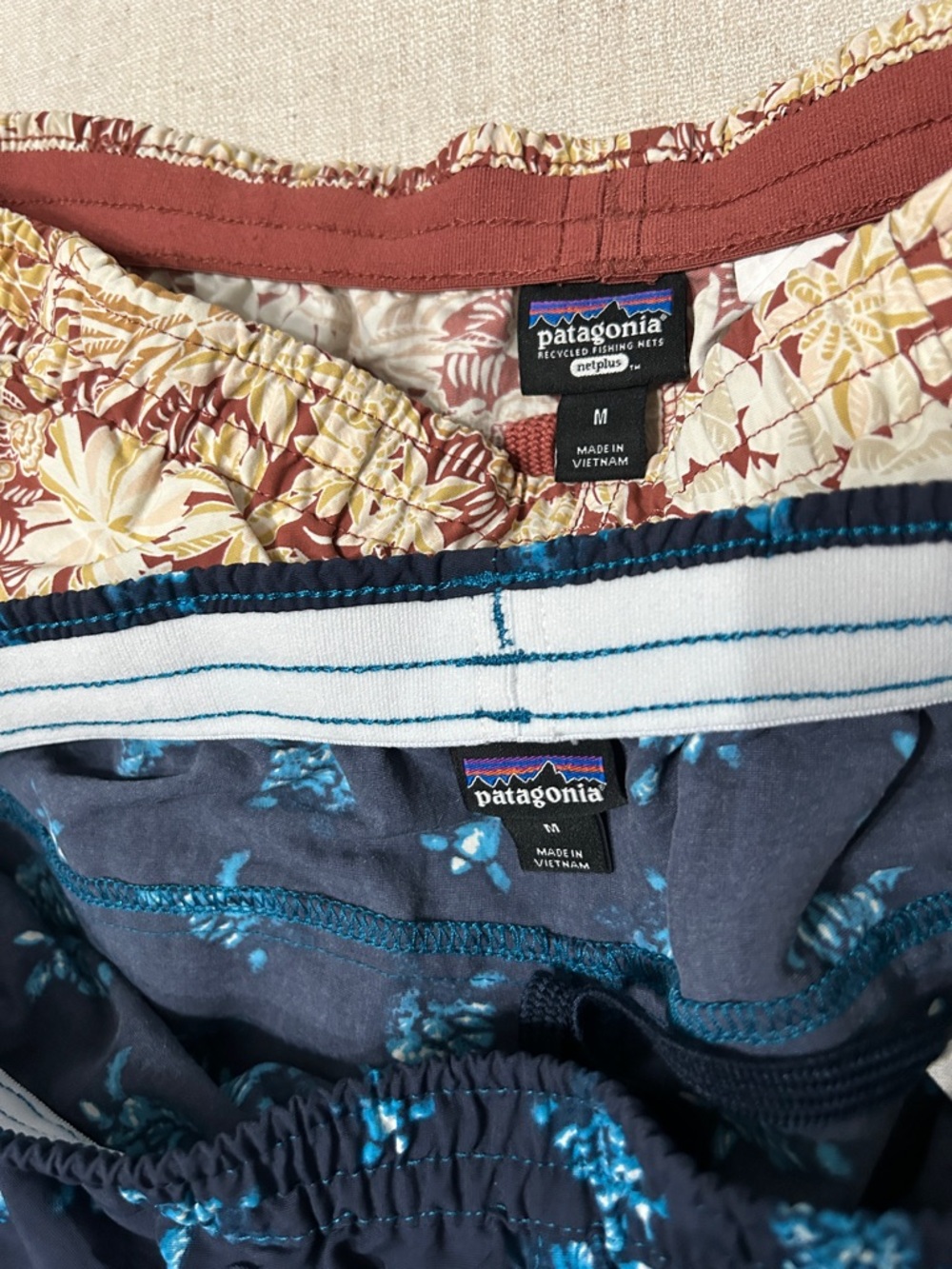 Patagonia Shorts Bundle (2)Women’s M Novelty Floral Animal Print Swim Shorts - Picture 3 of 11